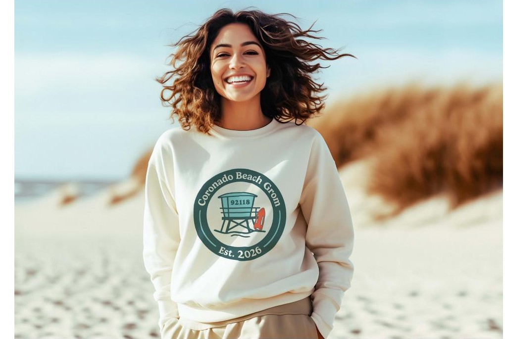 Coronado Beach Grom sweatshirt